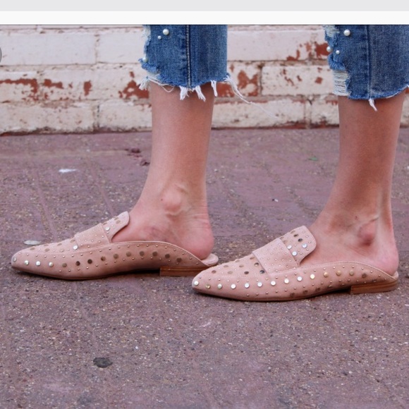 kristin cavallari charlie studded loafer mule